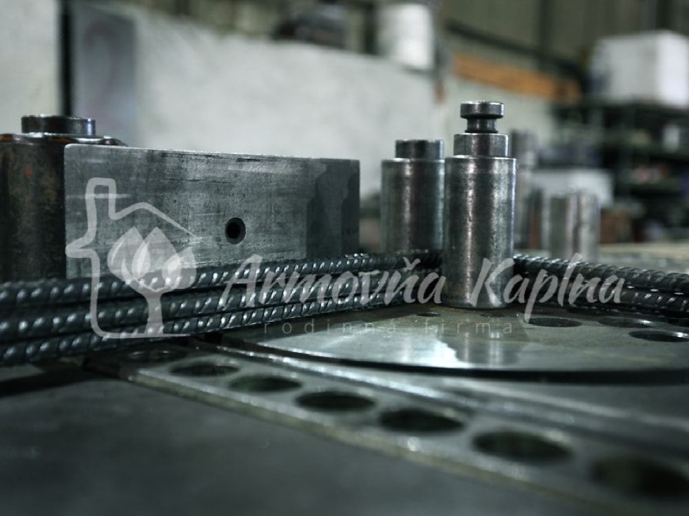 Armovňa Senec - Strihanie a ohýbanie betonárskej ocele podľa požiadaviek zákazníka