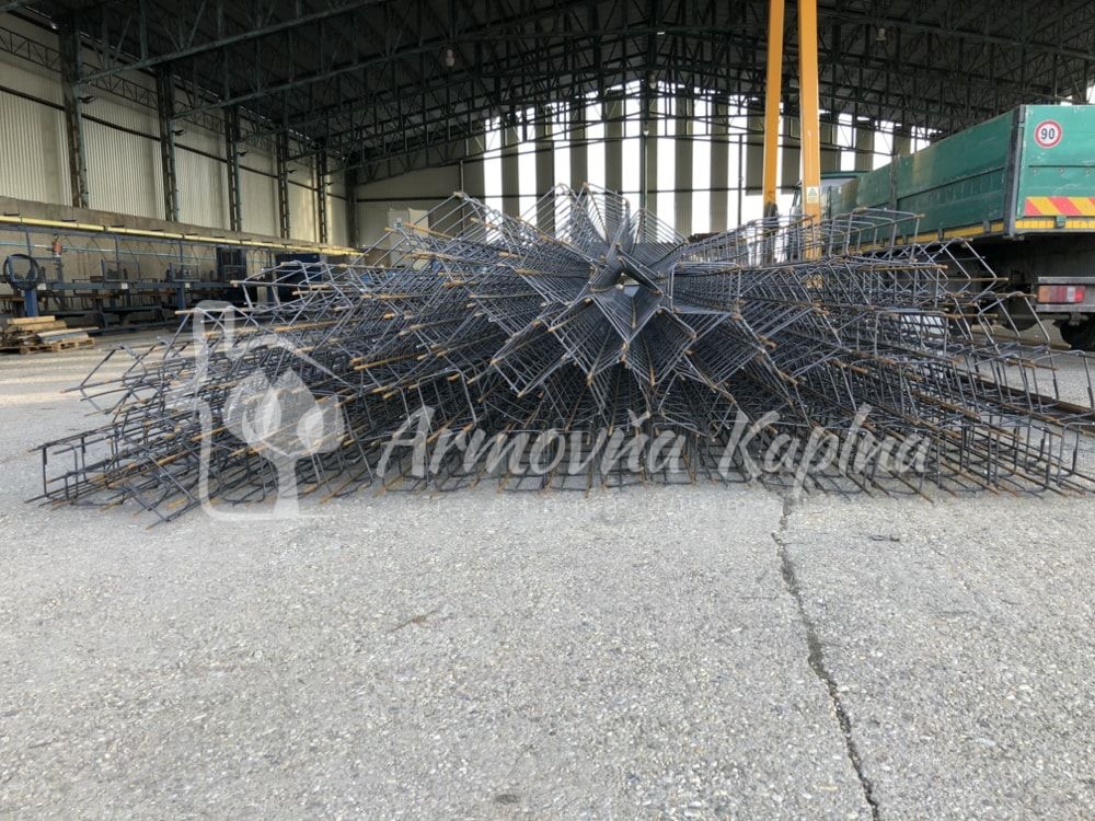 Armovňa Senec - Výroba armokošov - Viazanie armokošov do základových pásov, prekladov, vencov, pätieka a stĺpov