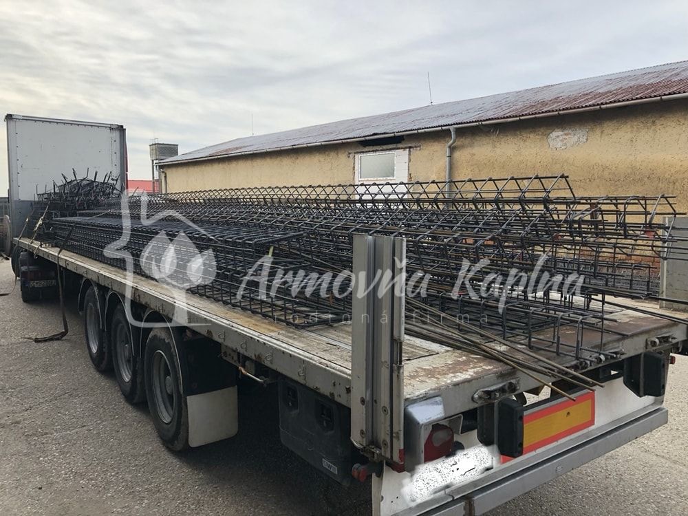 Armovňa Senec - Výroba armokošov - Viazanie armokošov do základových pásov, prekladov, vencov, pätieka a stĺpov